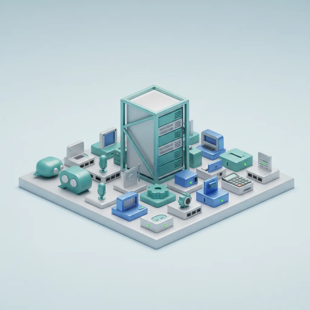 A production hub running a fleet of more than twenty live AI applications, illustrating shipping production AI with RogueAI